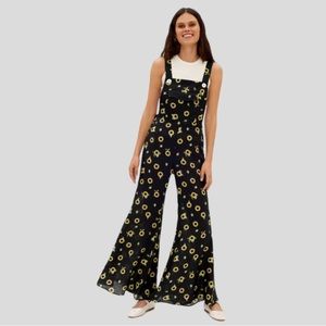 Sleeper Black and Yellow Floral Jumpsuit